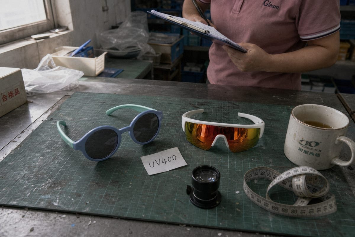 Comparison of polarized and regular lenses for kids' sunglasses (ID#1)