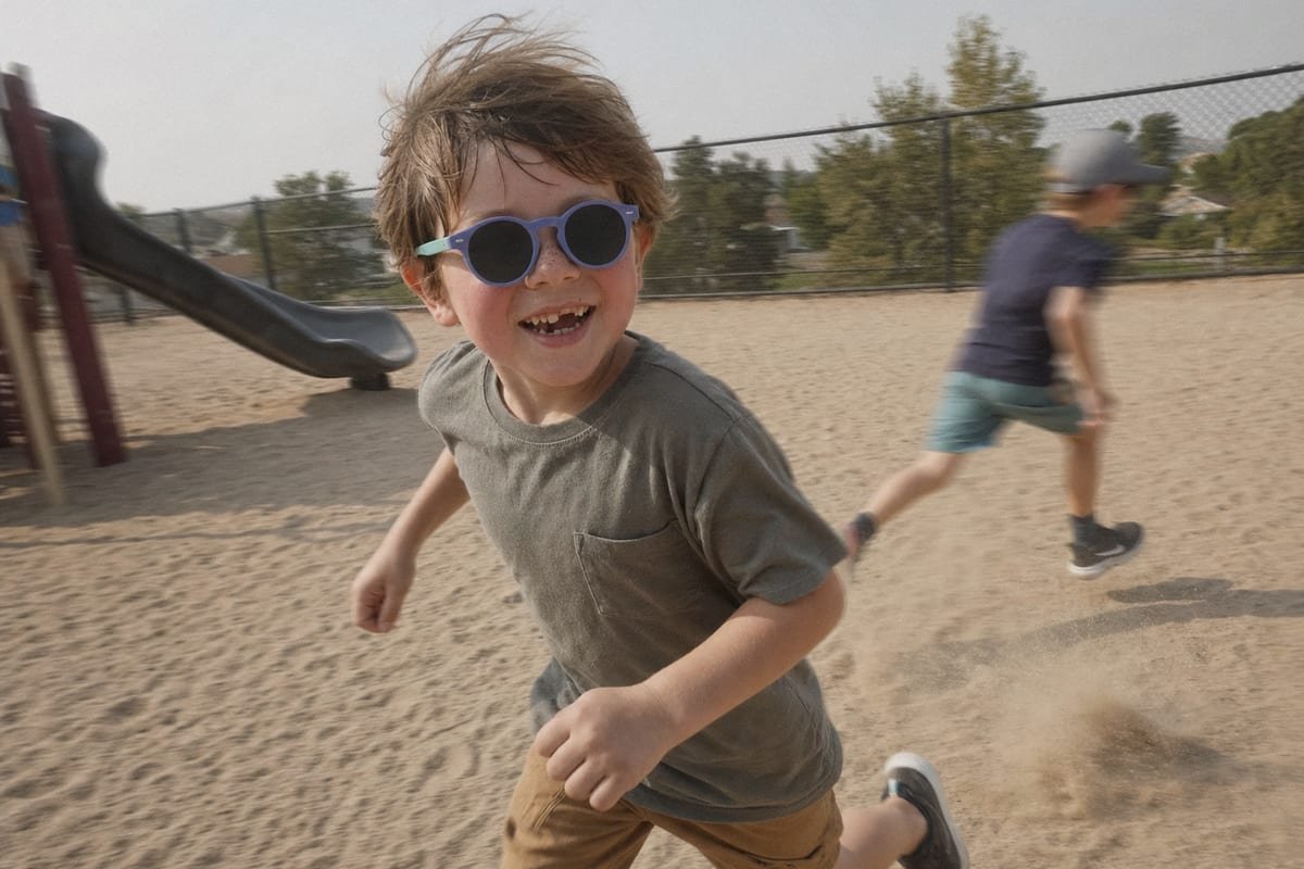 Overview of the main functions and purposes of kids sunglasses (ID#1)