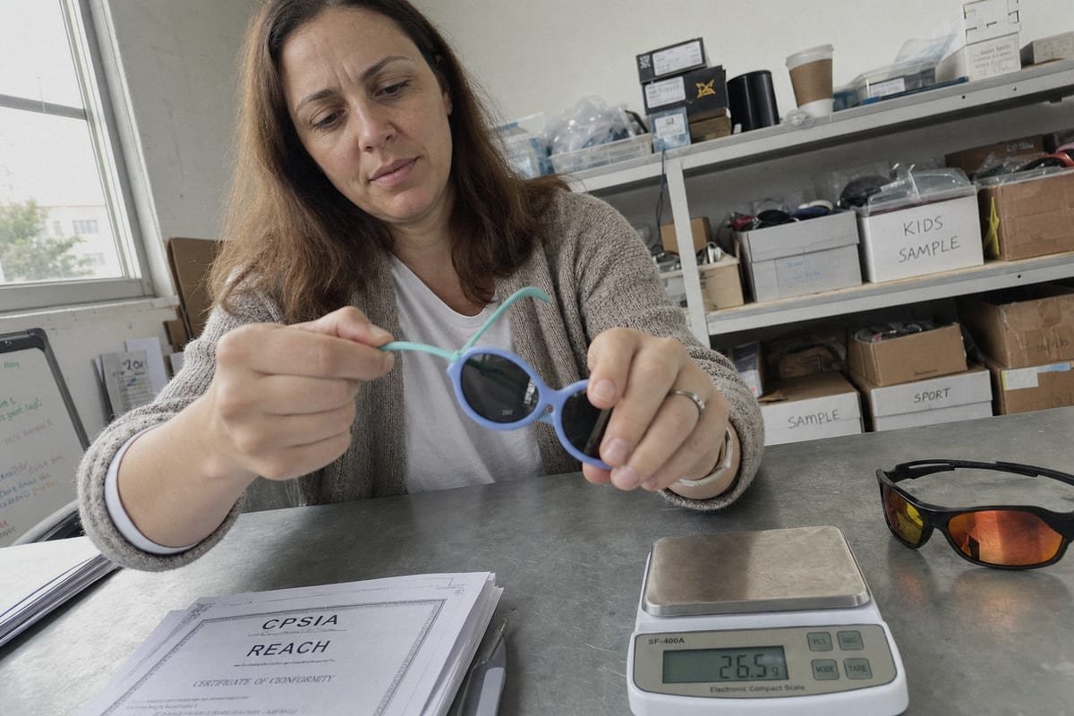 Material Safety Testing Testing material safety and comfort with UV400 reports and physical samples (ID#2)