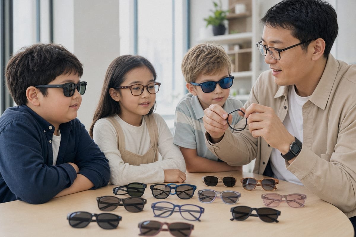 OEM Frame Sourcing OEM/ODM services let brands offer multiple sunglasses styles without custom molds (ID#5)
