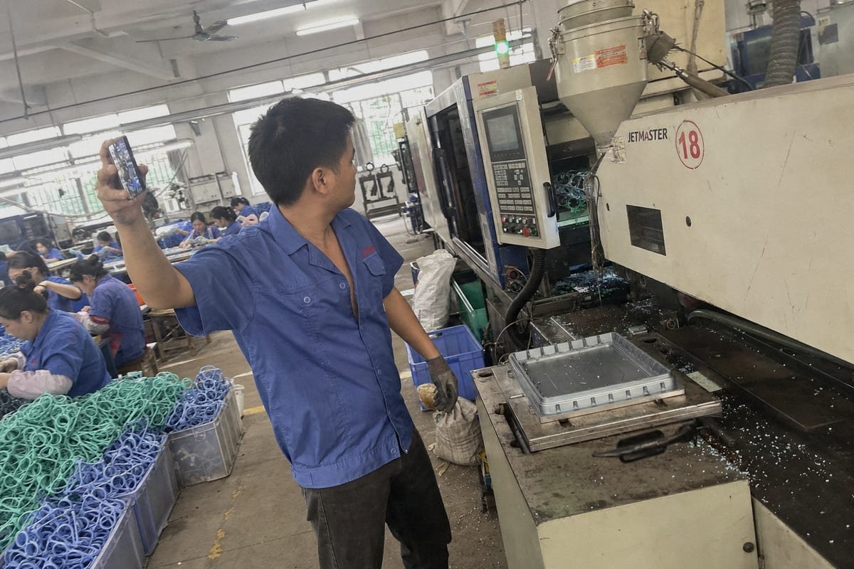 Verifying in-house manufacturing through factory video tours and mold ownership checks (ID#3)
