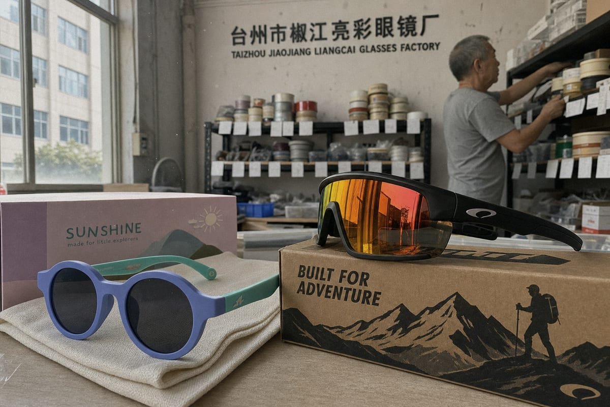 Frame Styles and Colors Contrast of minimalist European frame styles and bold US character sunglasses designs (ID#3)