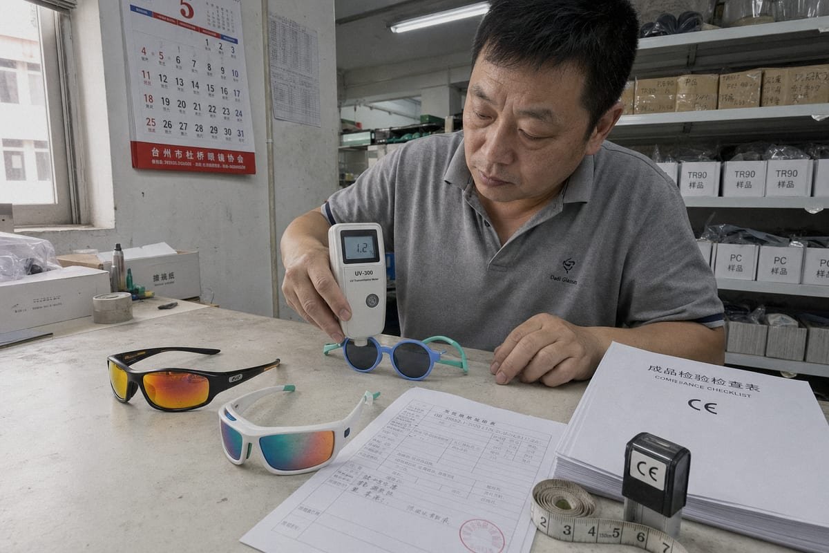 EN ISO 12312-1 safety requirements for children's sunglasses explained (ID#1)