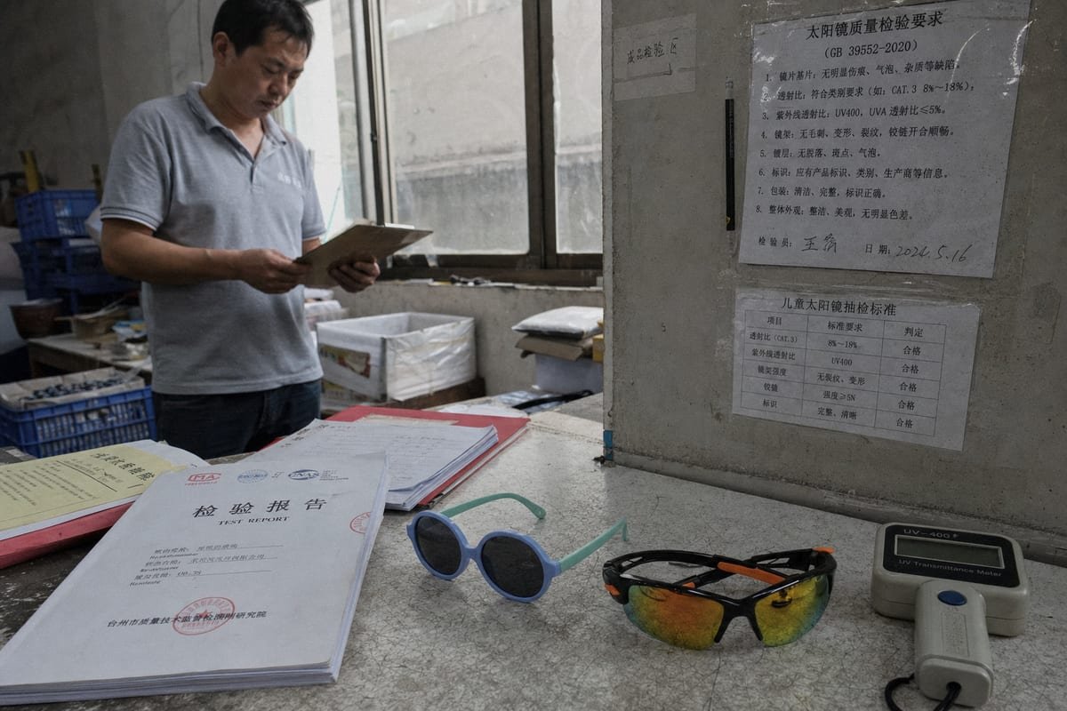 Kids sunglasses REACH and RoHS compliance testing requirements overview (ID#1)