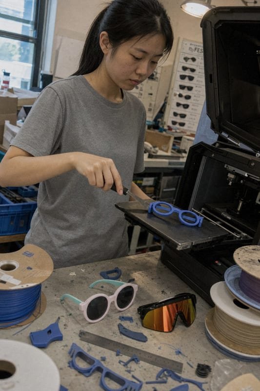 Existing vs Custom Molds Comparing existing molds versus new custom molds for eyewear brands (ID#4)