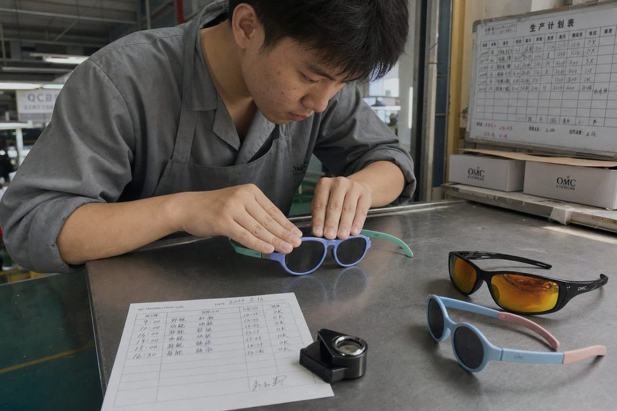 Checking packaging, labeling, and cosmetic details before shipment (ID#5)