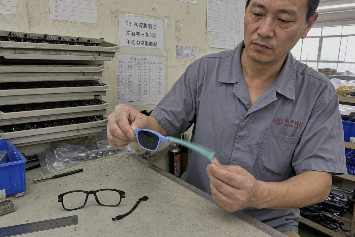 Durable Frame Materials Flexible TR90 and TPEE materials resist fatigue for children's daily sunglasses wear (ID#3)