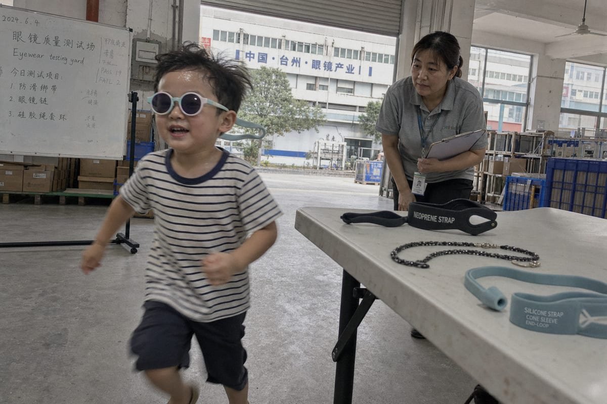Guide to choosing anti-slip straps or eyeglass chains for kids' sunglasses (ID#1)
