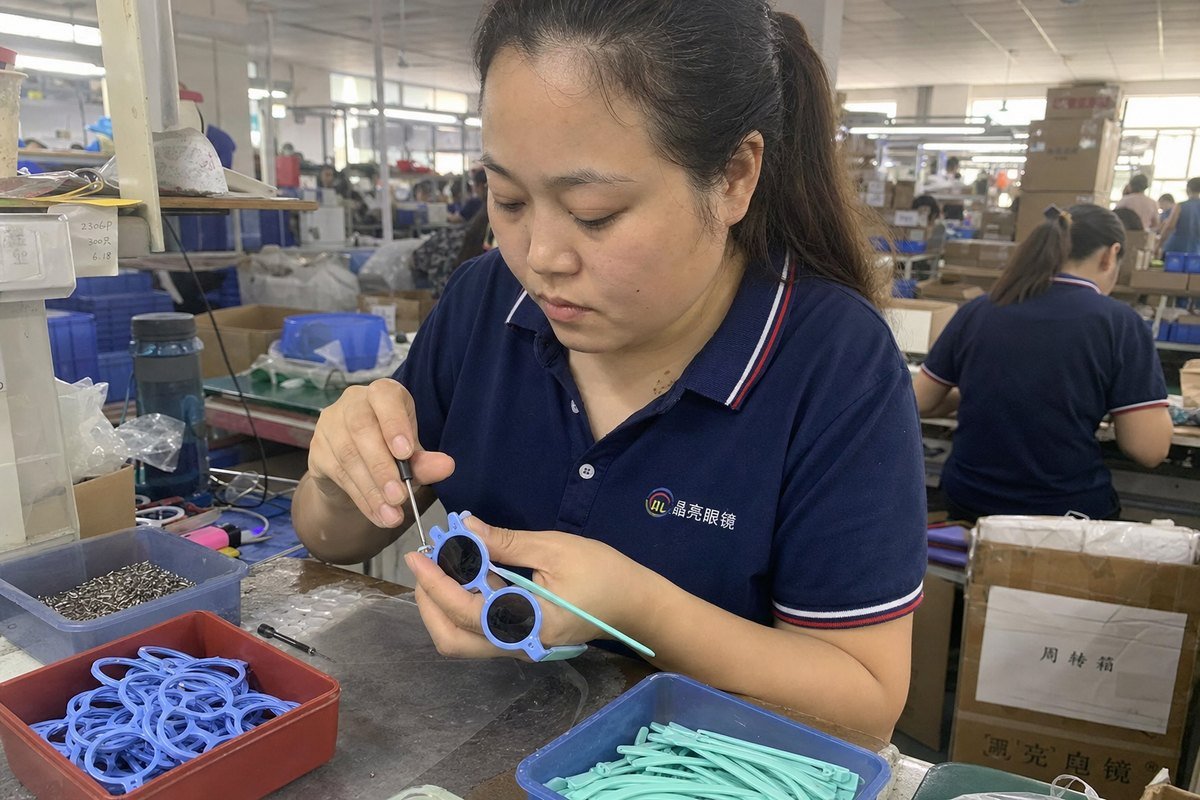 TR90 and TPEE Safety TR90 and TPEE frames offer safer alternatives for children with sensitive skin (ID#4)
