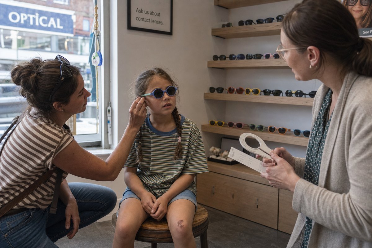 Custom optical sunglasses sourced from children's eyewear factory for various prescriptions (ID#5)