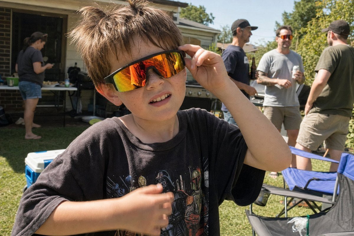 Neutral rounded frame design adaptable for both Western and Japanese kids' eyewear brands (ID#4)