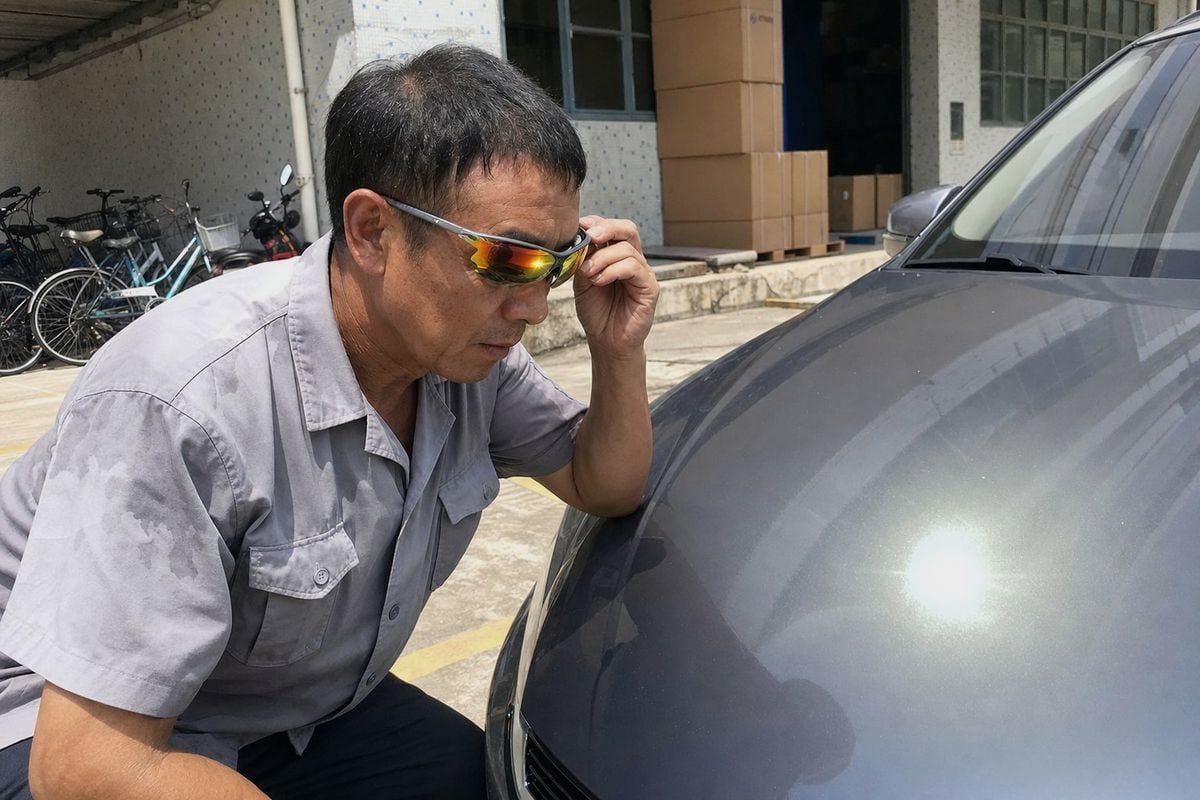 UV400 vs Polarization Comparing UV400 protection standards versus genuine lens polarization in sunglasses (ID#4)