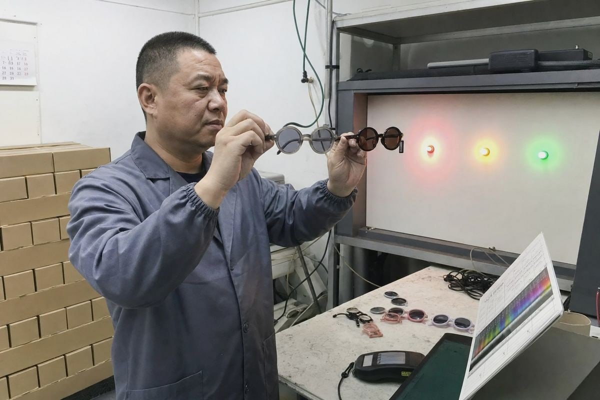 Kids' sunglasses may impact traffic light color recognition and safety (ID#1)