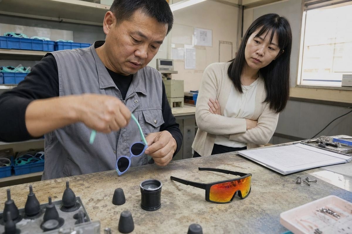 Strategies to reduce risk when testing a new kids eyewear supplier (ID#3)