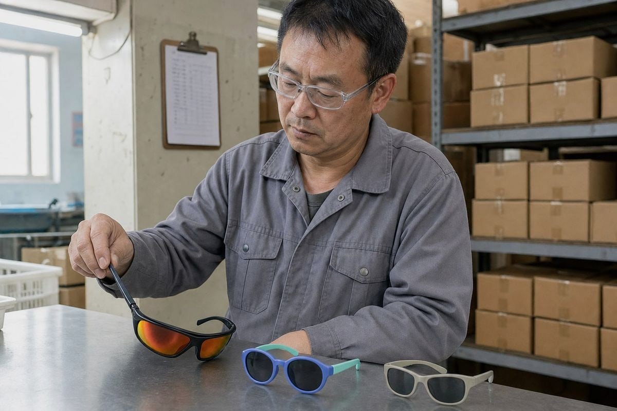 Comparison of spring hinges, screw-free hinges, and ordinary hinges for kids sunglasses (ID#1)