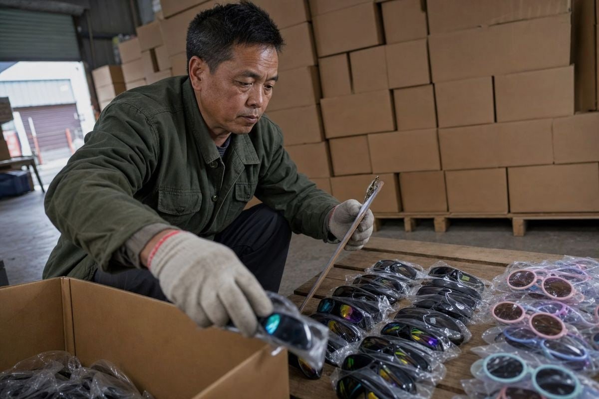 Acceptable Defect Rate Standards Setting AQL defect rate standards with kids' sunglasses manufacturer per ISO 2859-1 (ID#3)