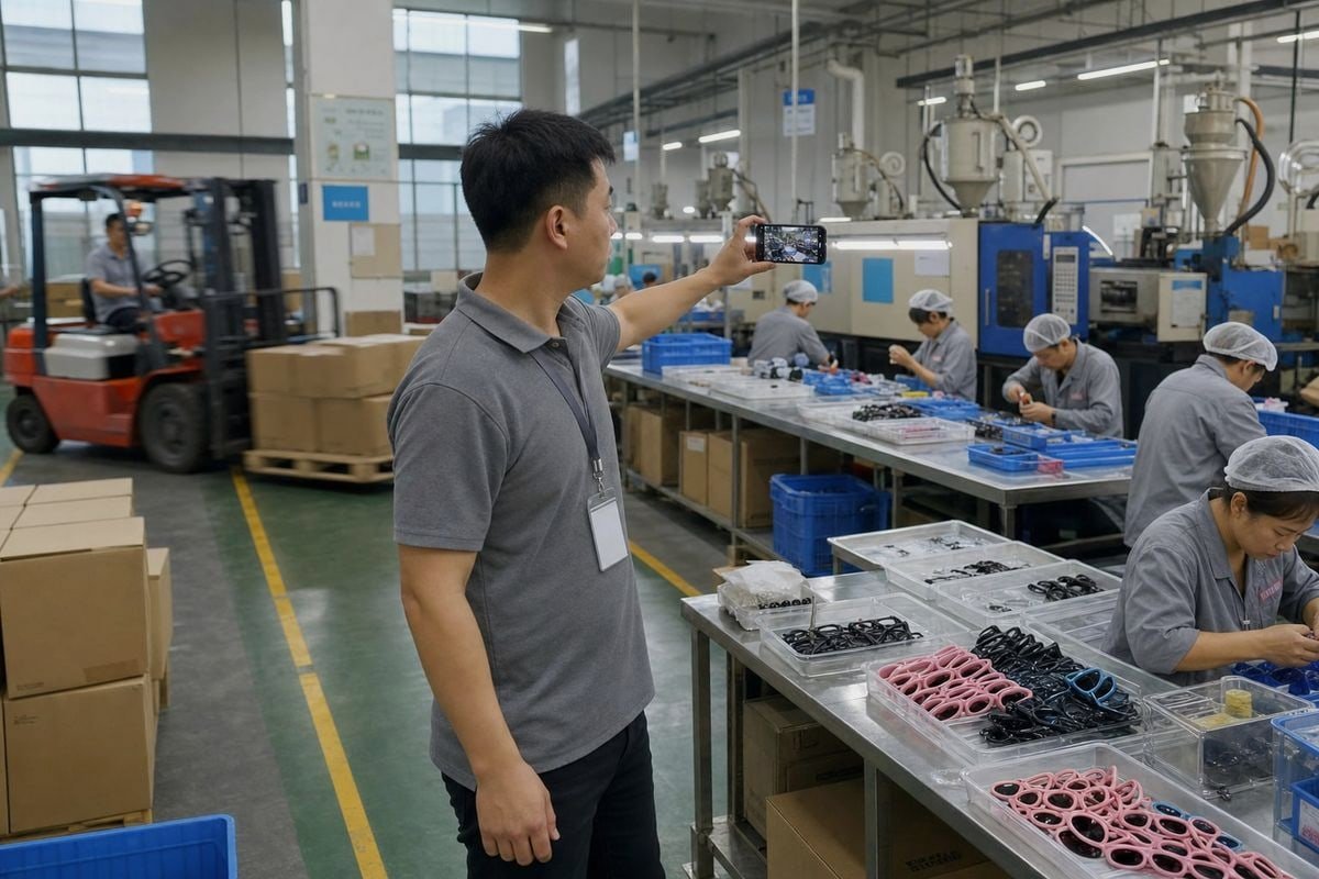 Factory Verification Steps Verify a kids' sunglasses factory legitimacy via license, video tour and reports (ID#2)