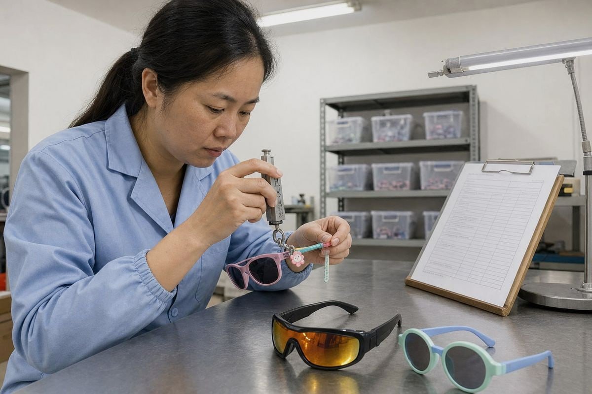 Key contract terms ensuring child sunglasses safety and regulatory compliance (ID#2)