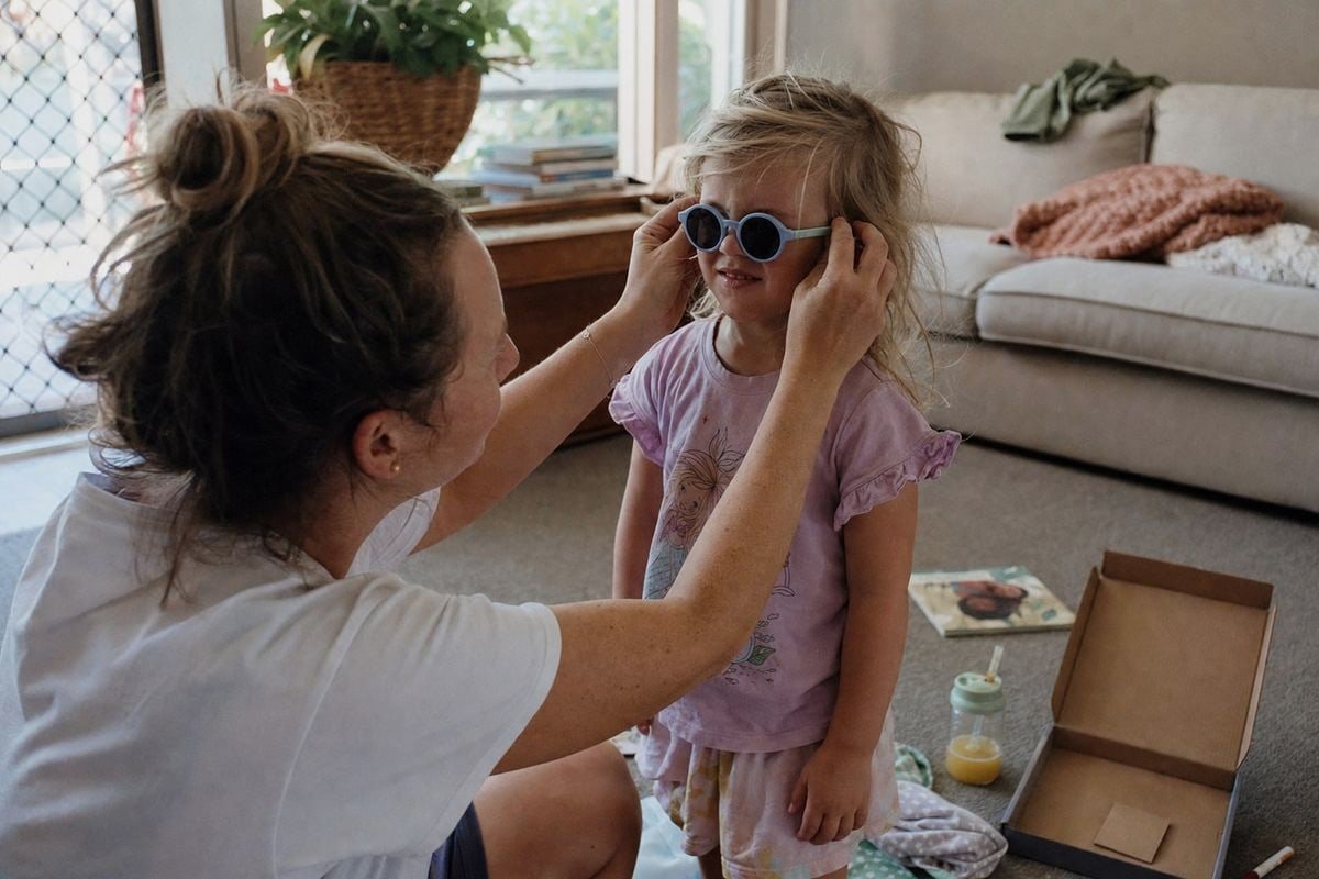 Checklist for what to inspect the first time kids wear new sunglasses (ID#1)