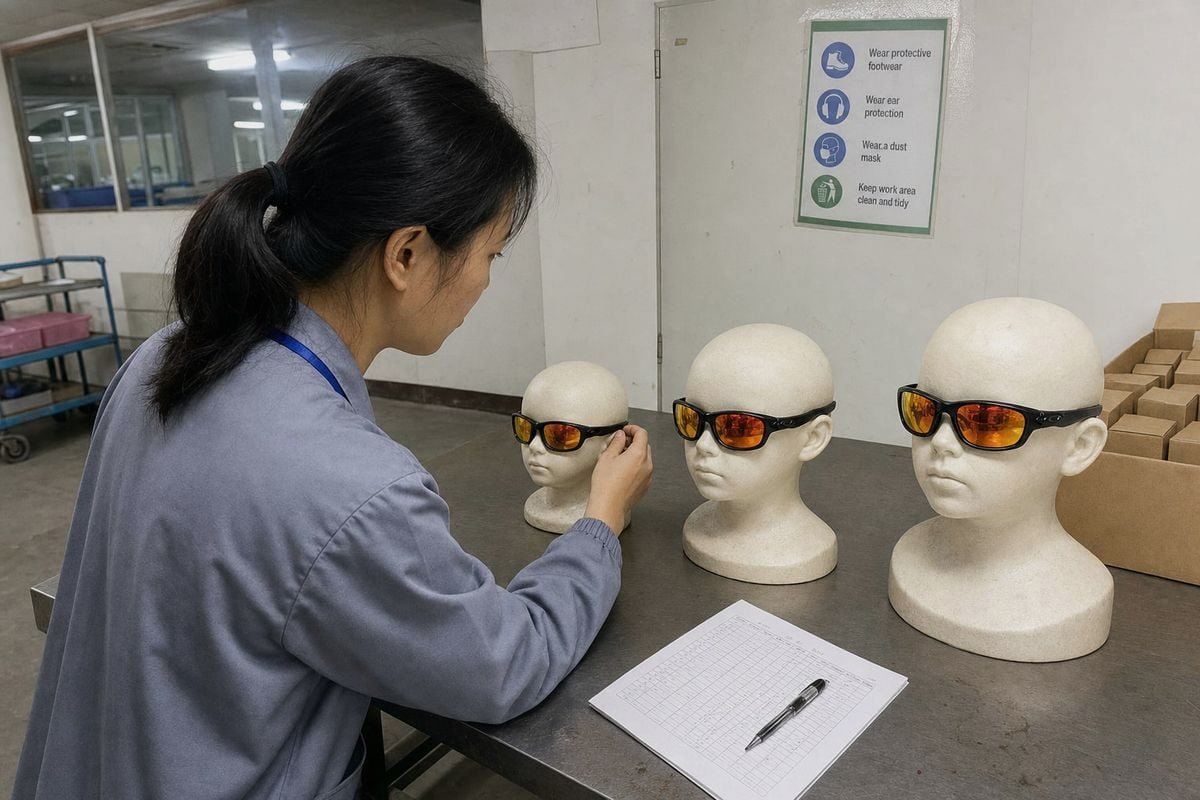 Sizing vs Adjustment Issue Comparison of sunglasses slipping immediately versus gradually due to sizing or wear (ID#2)