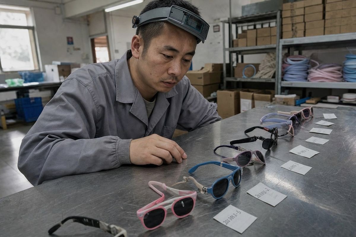 Design Flaws vs Defects Identifying design flaws versus manufacturing defects causing kids sunglasses returns (ID#2)