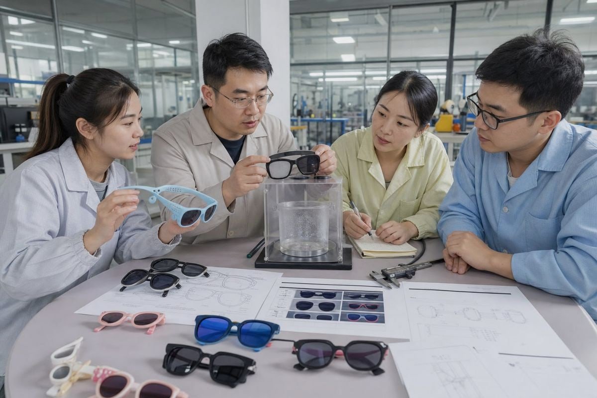 Kids' sunglasses fogging up due to coating or usage issues (ID#1)