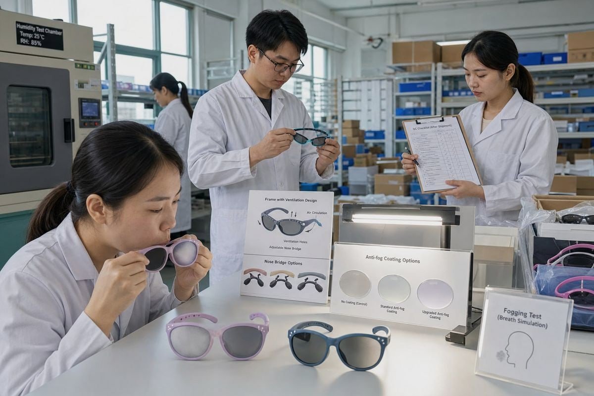 Comparing condensation fog versus coating failure on children's sunglasses lenses (ID#2)