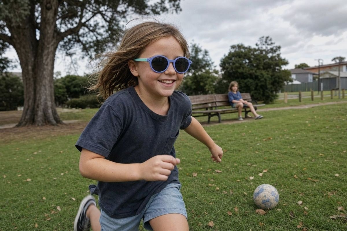 Kids sunglasses causing dizziness and distorted vision explained (ID#1)