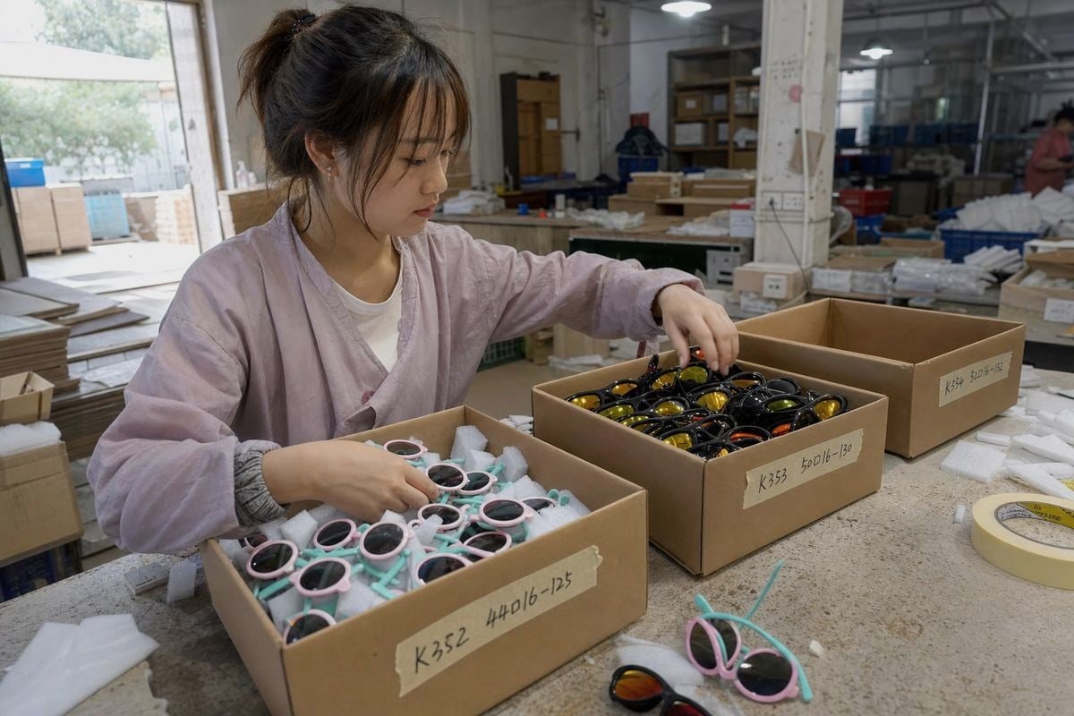 Eyewear manufacturer adjusting pack ratios based on real sales performance data (ID#5)