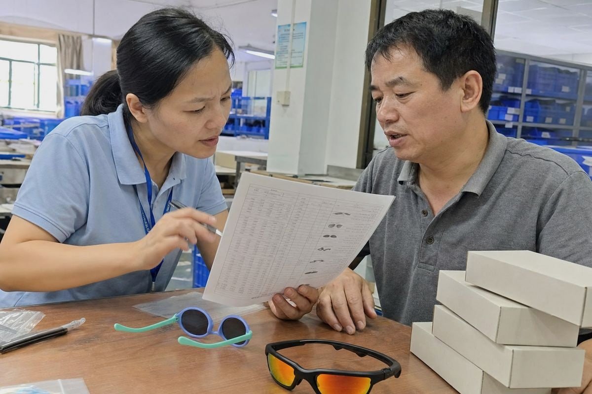 Strategies to reduce sunglasses defect rates before shipment through inspections (ID#5)