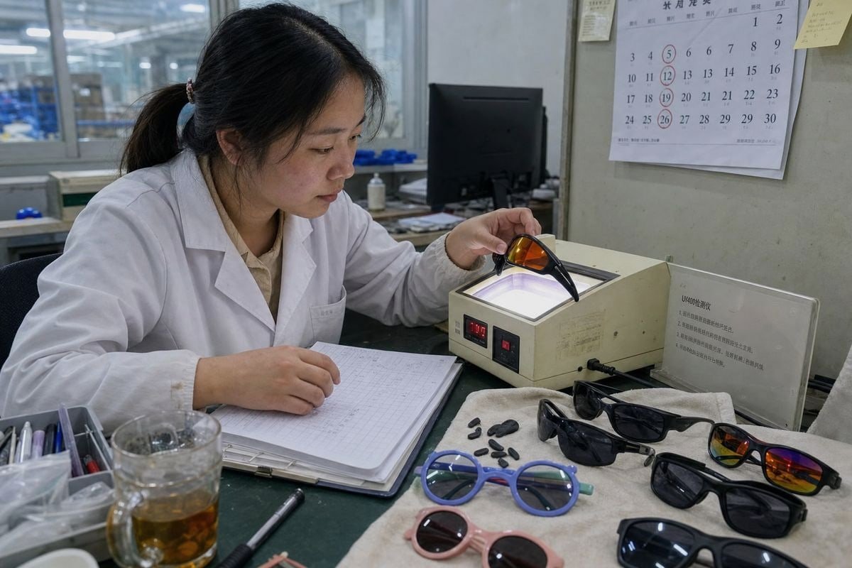 Quality control checklist ensuring consistent lens performance across multiple shipment batches (ID#4)