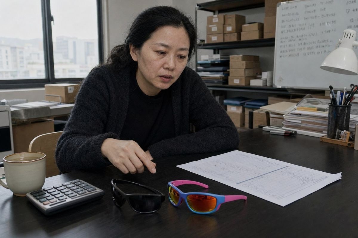 Licensing royalties impact cost and retail pricing for kids' sunglasses (ID#1)