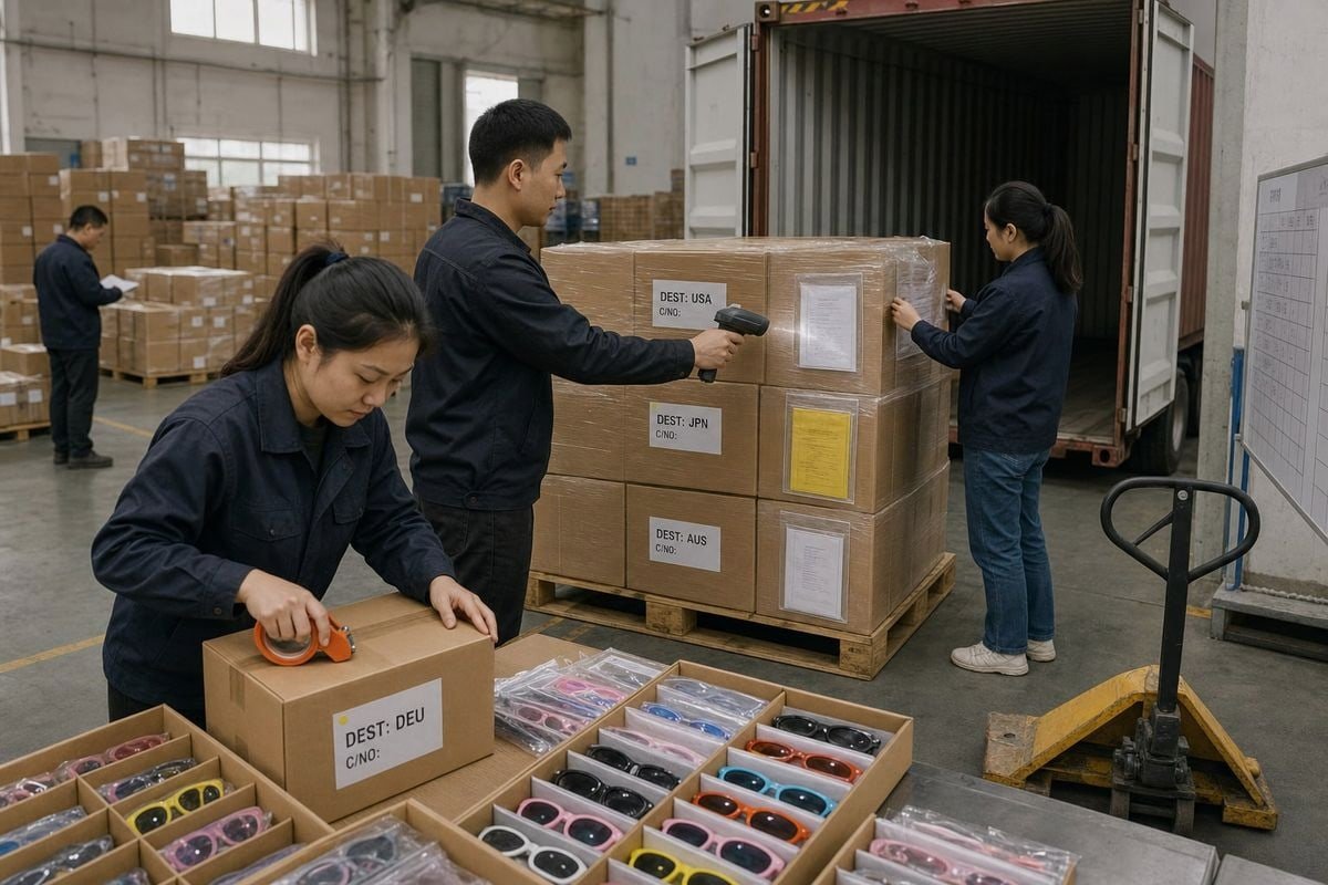 Separate invoices, packing lists, and certificates required per customer during shipment consolidation (ID#3)