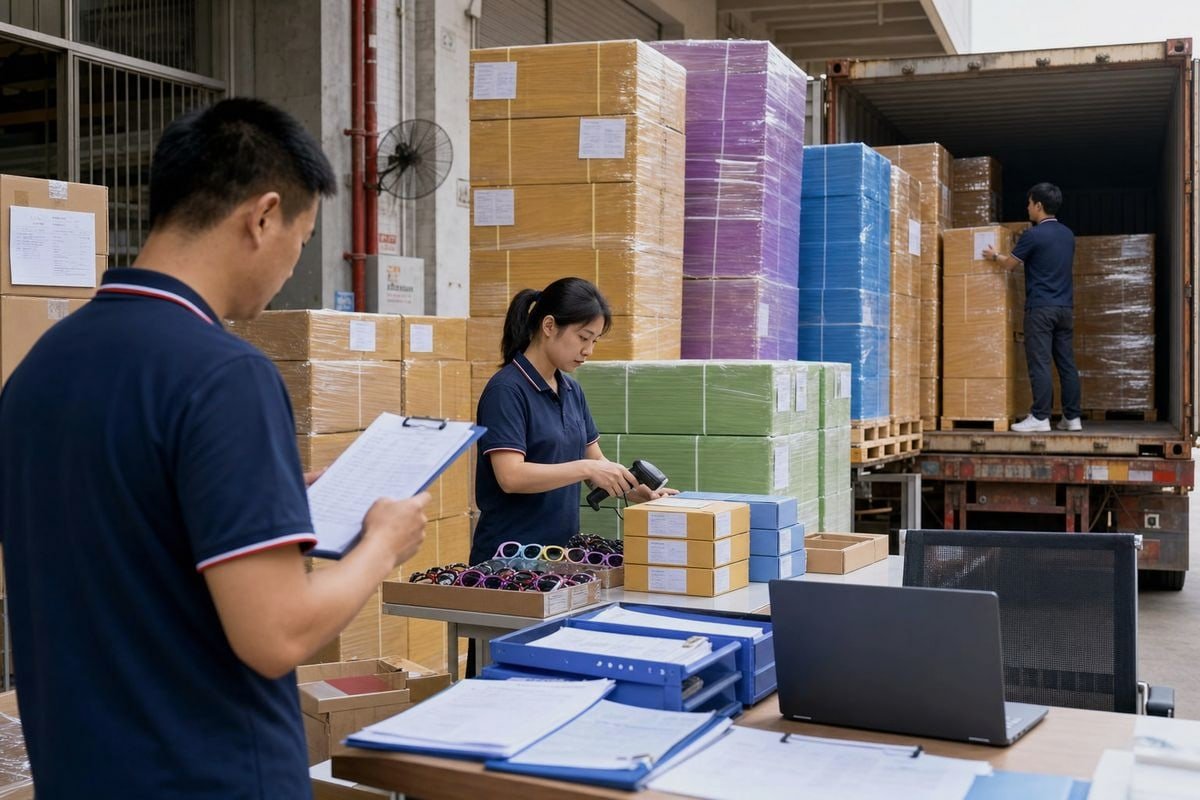 Verifying documents and HS codes to avoid customs delays on consolidated shipments (ID#5)