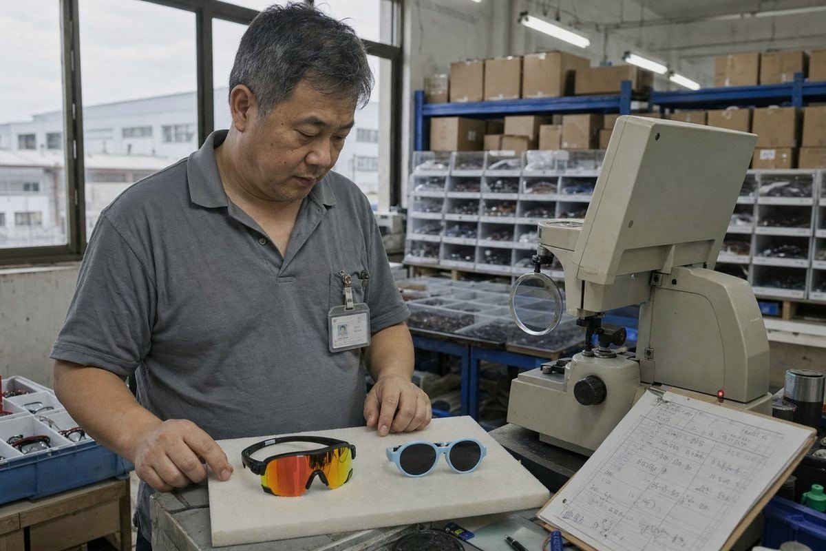 Lens shape tracing data requirements for kids' sunglasses edging suppliers (ID#1)