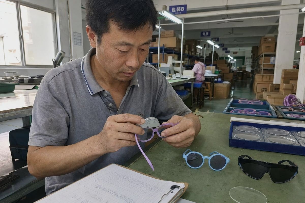 Base curve effects on prescription lens fitting for kids' sunglasses (ID#1)