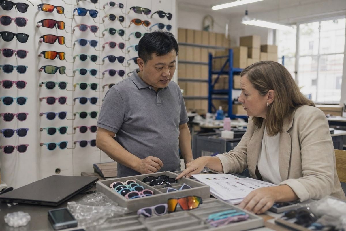 Managing cash flow gaps when sourcing kids sunglasses from China (ID#1)