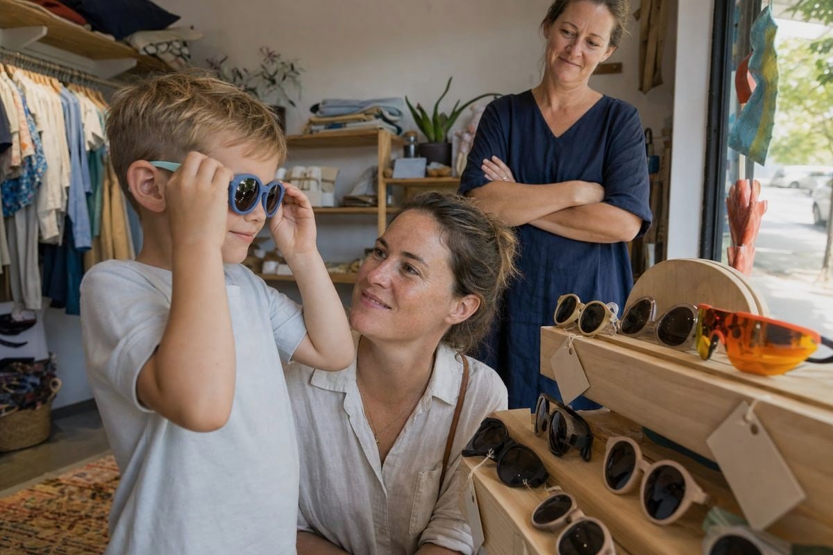 Supplier ships kids' eyewear while retaining ownership until frames sell (ID#2)