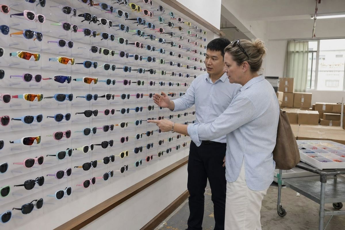 Choosing existing sunglasses styles avoids mold development delays and speeds delivery (ID#3)