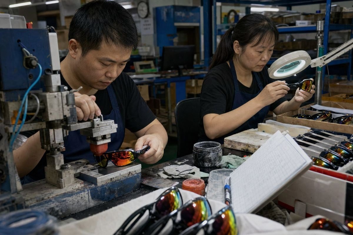 Factory workshop customization details like molds and coatings slowing labor hours (ID#4)