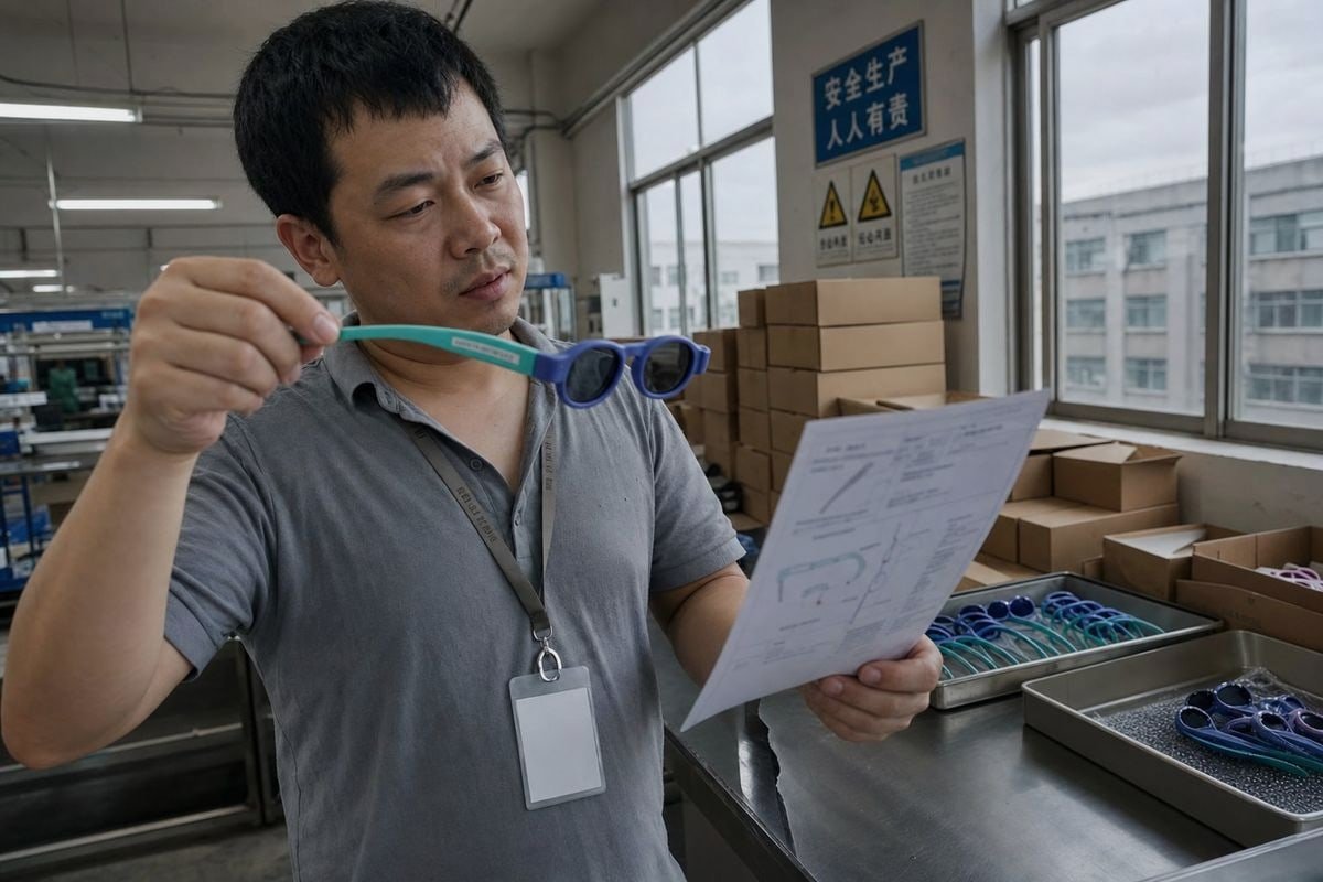 Requiring CPSIA tracking labels on kids' sunglasses from China suppliers (ID#1)