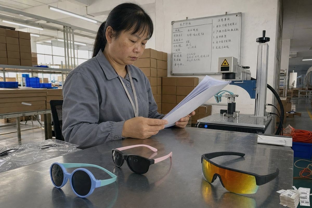 Overview of GPSR traceability, labeling, and risk rules for kids' sunglasses sourcing (ID#1)