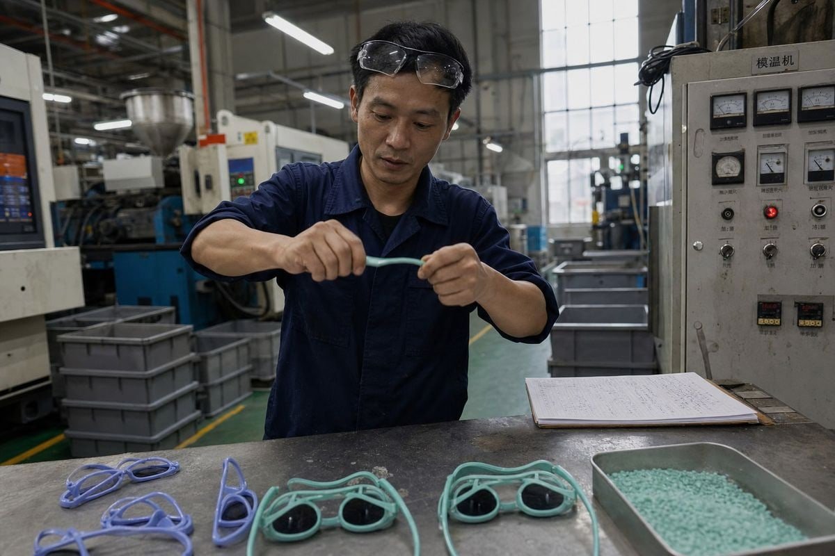 TR90 Material Quality Matching flexible TR90 and TPEE quality from a second manufacturing region remains difficult (ID#3)