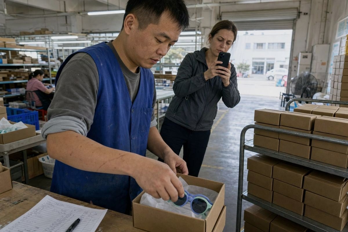 Supplier Trust Signals Secured platform payment acceptance signals trustworthiness for new Chinese eyewear suppliers (ID#4)