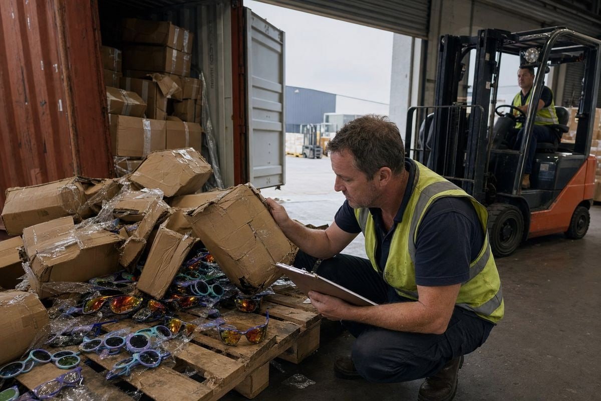 Kids sunglasses sea freight cargo insurance versus carrier liability damage claims comparison (ID#1)