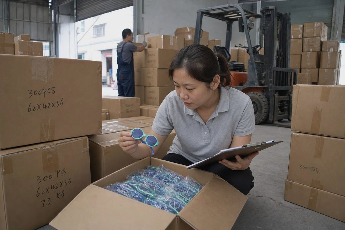 Rework cost savings from choosing pre-shipment inspection over mid-production inspection for kids sunglasses (ID#3)