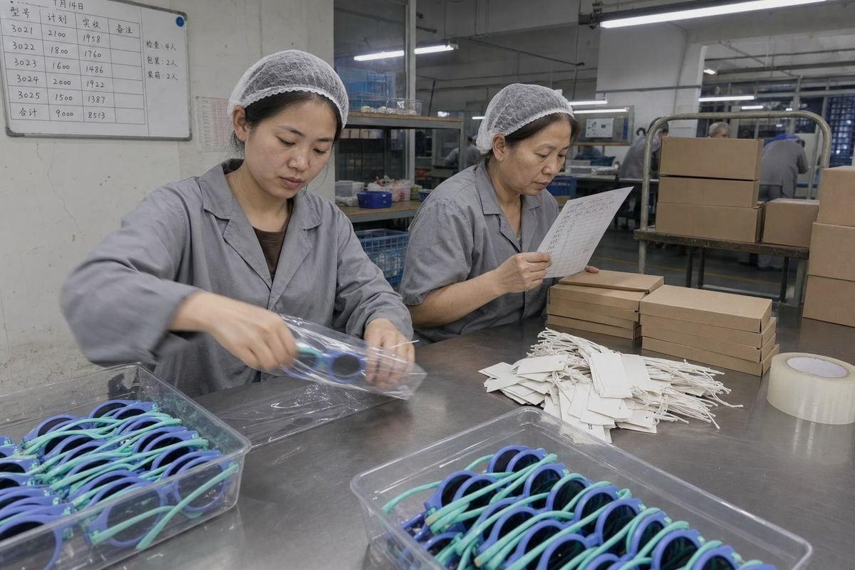 Pros and cons comparison of in-house factory packaging versus outsourced solutions for kids sunglasses (ID#2)
