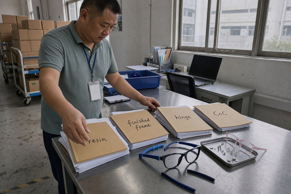 Required Test Report Types Four essential test report types to request from kids optical frames suppliers (ID#2)