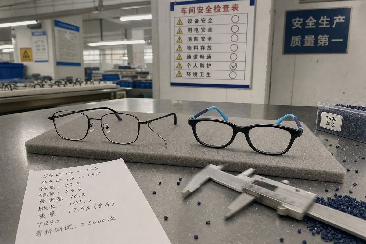 Kids eyewear with integrated Asian-fit nose pad design for better comfort (ID#1)