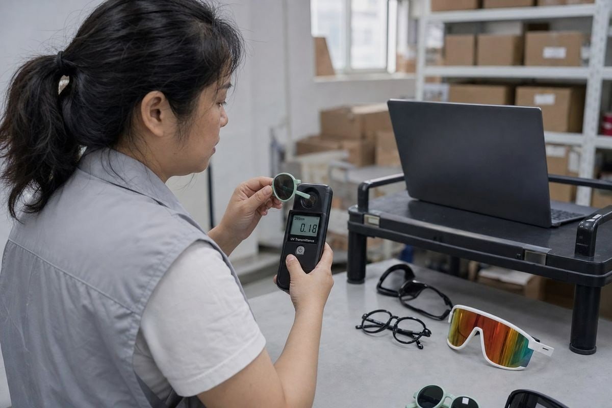 Ensuring scratch-resistant coating durability on kids' eyewear through wear testing (ID#5)